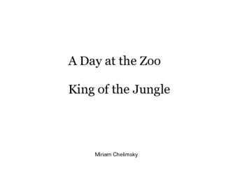 A Day at The Zoo