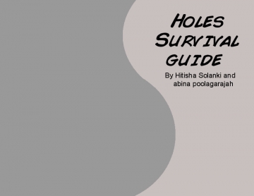 Holes: Survival Guide