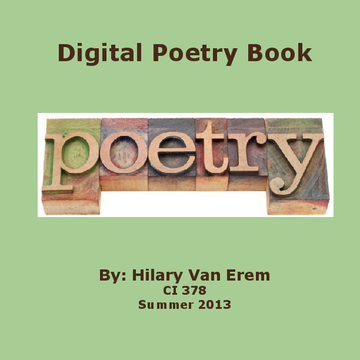 Digital Poetry Book