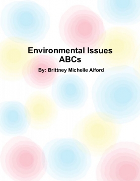 Environmental problems