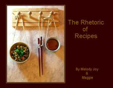 The Rhetoric of Recipes