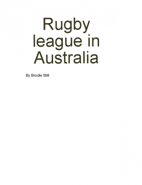 Rugby League