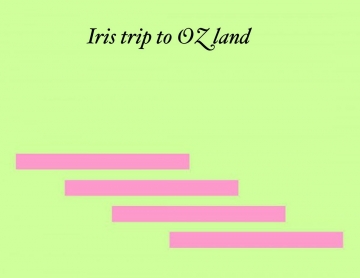 Iris trip to OZ land
