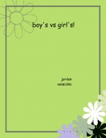 boy's vs girl's