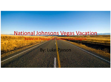National Johnsons Vegas Vacation