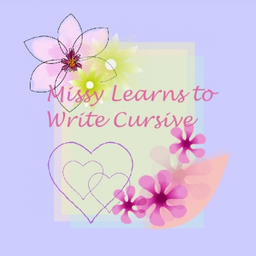 Missy Learns to Write Cursive