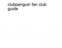 clubpenguin fan club