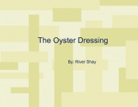 The oyster dressing