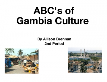 ABC's of Gambia Culture