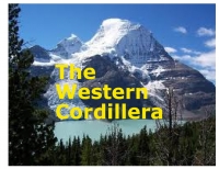 The Western Cordillera