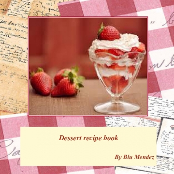 Dessert recipe book