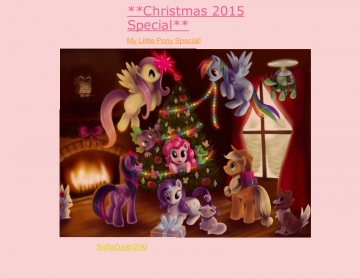 Christmas 2015 Special** My Little Pony