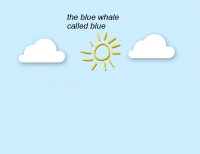 the blue whale named blue