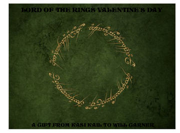 Lord of the Rings Valentine's Day