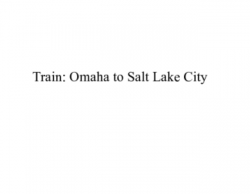 Train Salt Lake City to Omaha