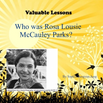 Who was Rosa Lousie McCauley Parks?