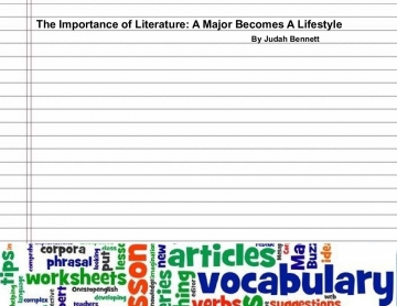The Importance of Literature: A Major Becomes A Lifestyle
