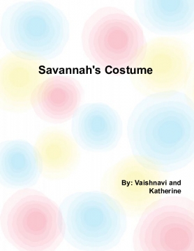 Savannah's Costume