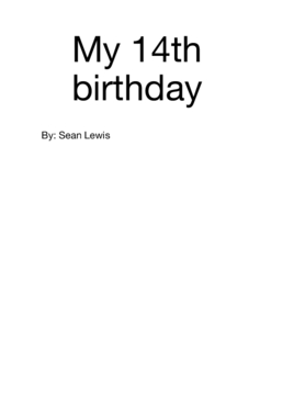 My 14th Birthday