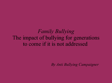 Family Bullying