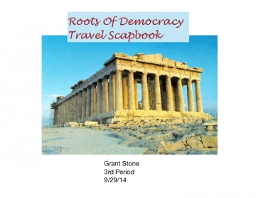 Roots Of Democracy Travel Scrapbook