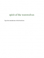 spirit of the werewolves