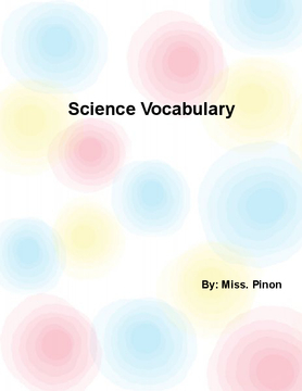 Victor Fields Vocabulary