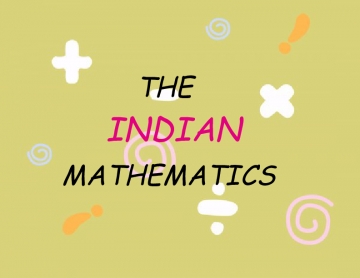 the indian mathematics