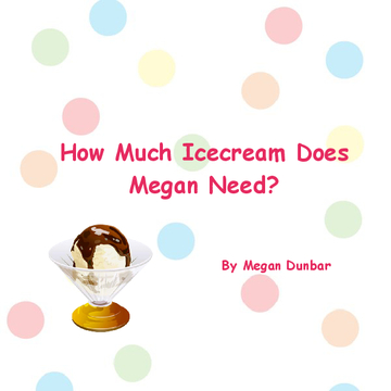 How Much Icecream Does Megan Need?