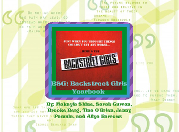 BSG: Backstreet Girls Yearbook