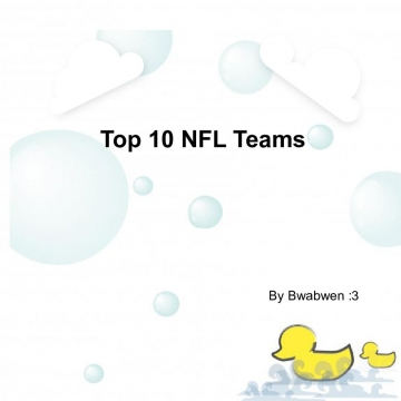 Top 10 NFL Teams