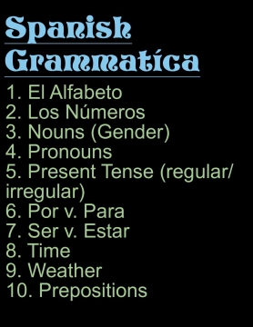 Spanish Grammatíca