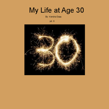 My Life At Age 30