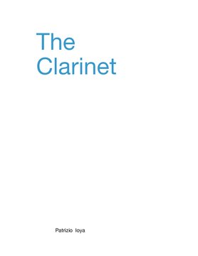 The clarinet