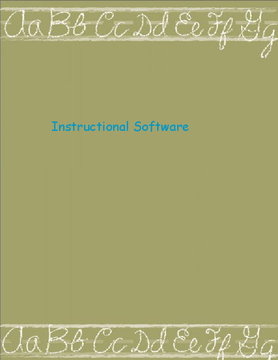Instructional Software