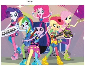 Power with the my little pony girls