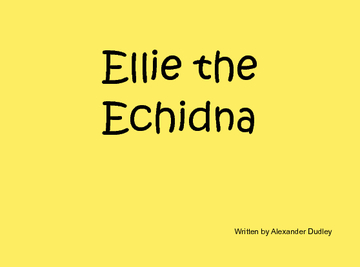 Ellie the Echidna