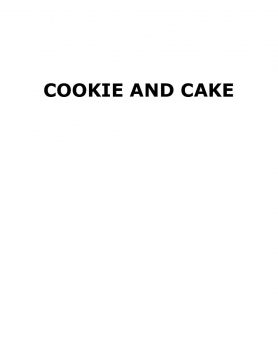 cookie and cake
