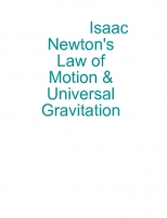 Isaac Newton's law of motion