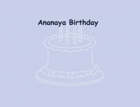 Ananaya Birthday