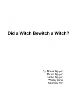 Did a Witch Bewitch a Witch?