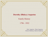 Dorothy Augustus ::  Ancestral History