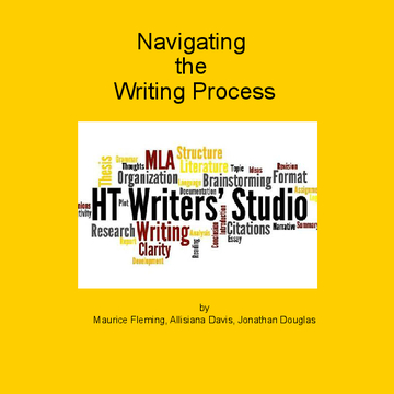 Navigating the Writing Process