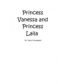Princess Laila and Princess Vanessa