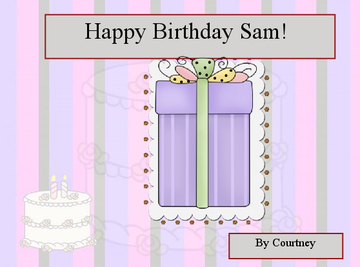 Happybirthday Sam!
