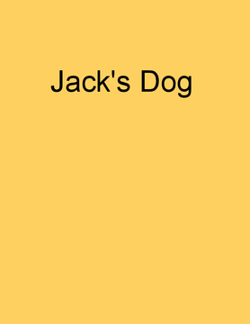 Jack's Dog