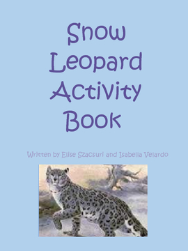 Snow Leopard Activity Book