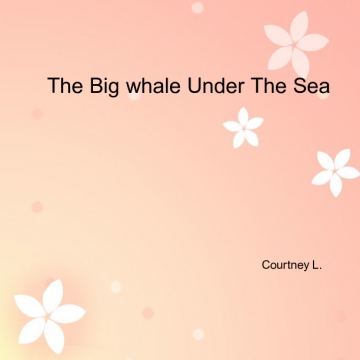 The Big Whale Under The Sea