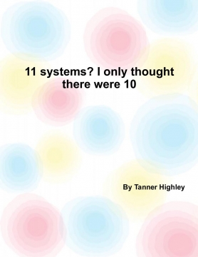 11 systems? I only thought there were 10