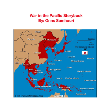 War in the Pacific storybook